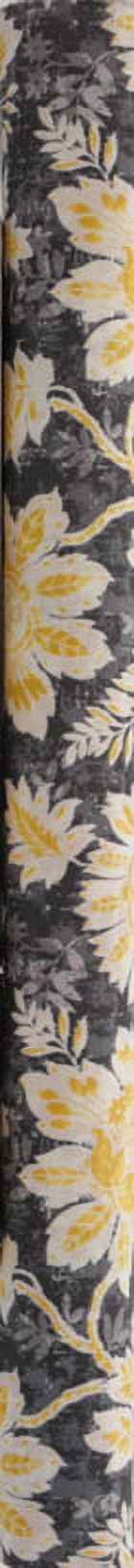 Waverly Inspirations By the Yard 100% Cotton Duck Fabric, Petal Black Sunshine, 45" Wide for Quilting & Sewing