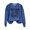 11_Dark Blue, variant on Lroveb Halloween Sweatshirts for Women Fashion Witch Way To The Wine Printed Round Neck Off Shoulder Long Sleeve Sweatshirt Top Graphic Sweatshirt
