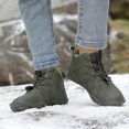 thumbnail image 2 of Botas Tobillo Minimalistas Botines Con Forro Cálido Zapatos Senderismo Descalzos Cortas A Prueba Nieve Invierno para Ligeras Impermeables Escalada, 2 of 9