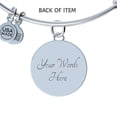 thumbnail image 4 of Argentina Flag Bracelet Circle Bangle Stainless Steel or 18k Gold, 4 of 8