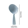 thumbnail image 2 of 4 Packs Pagaie à Riz, Spatule à Riz en Silicone de 7,67 Pouces avec Cuillère à Riz Antiadhésive Pagaie Résistante à la Chaleur Cuiseur à Riz, Cuillère de Service pour Riz, 2 of 8