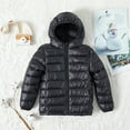 thumbnail image 3 of PatPat Kid Boys Girls Puffer Jacket Lightweight Zipper Winter Coat Size 4-13, 3 of 6