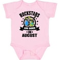 thumbnail image 3 of Inktastic Rockstars Are Born in August Birthday Boys or Girls Baby Bodysuit, 3 of 5