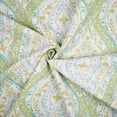 thumbnail image 5 of 6ix Tailors CRE-AUR-GRE-PP-4096-PR 40 x 96 in. Cressida Green Tea Pinch Pleat Drapery Panel Pair, 5 of 5