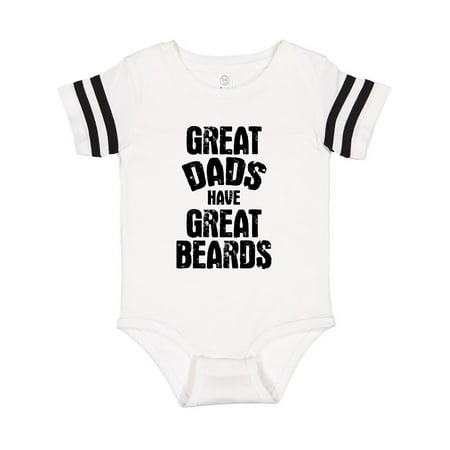 

Inktastic Great Dads Have Great Beards Gift Baby Boy Bodysuit