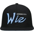 thumbnail image 2 of Men's Mitchell & Ness Sky Blue Kansas City Wiz Historic Logo Since '96 Foundation Script Snapback Hat, 2 of 5
