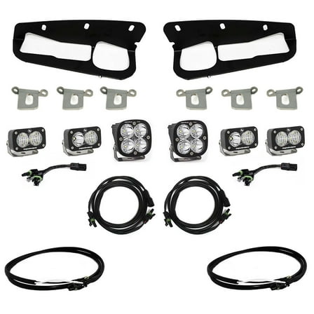 Baja Designs 2021  Ford Bronco Fog Pocket Kit 21-Up Pro w/Upfitter