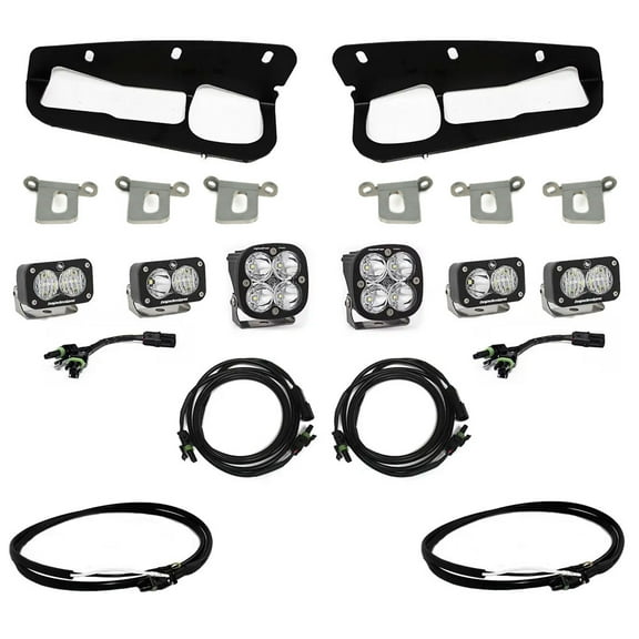 Baja Designs 2021  Ford Bronco Fog Pocket Kit 21-Up Pro w/Upfitter