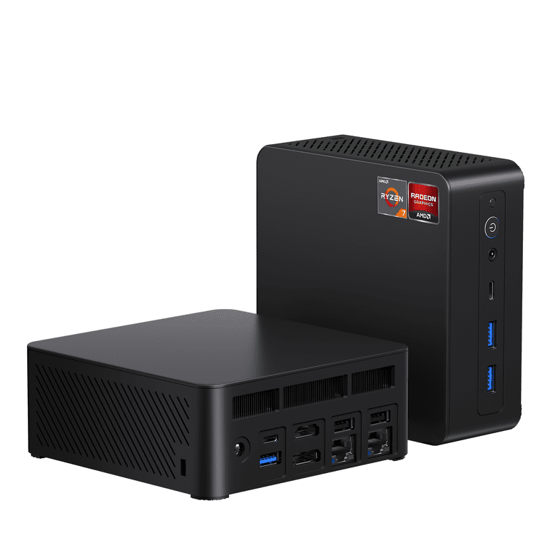 RNRUO Mini PC, 32GB DDR5 RAM 1TB SSD, AMD Ryzen7 6800H With 8