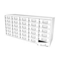 thumbnail image 2 of 30-Slot Clasp Locker Cellphone iPad Mini Charging Station Locker Assignment Mail Slot Box Make to order, lead time 3 months, 2 of 2