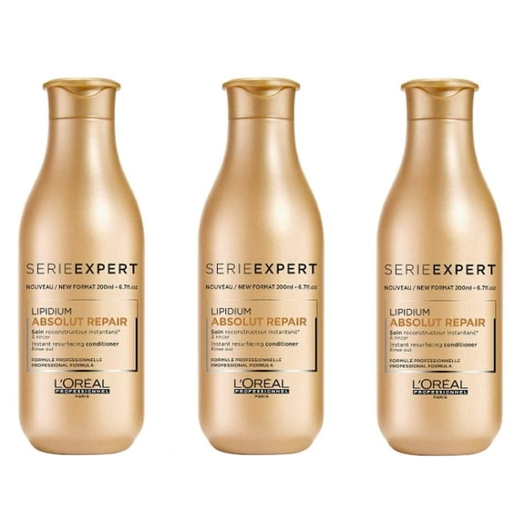 Loreal Professional Expert Absolut Repair Instant Resurfacing Conditioner 6.7oz (Pack of 3)