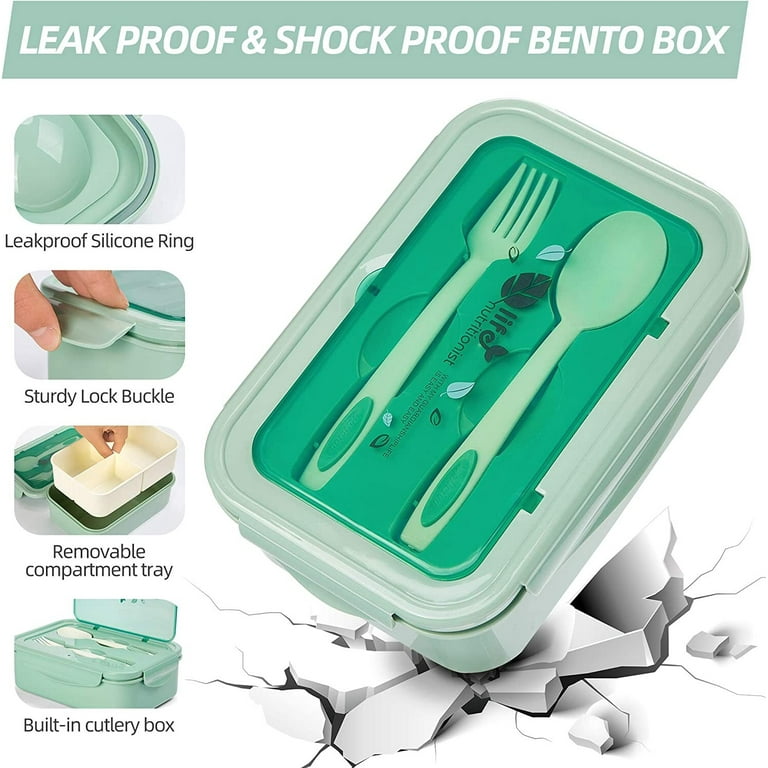 Plant-Based Stackable Bento Box - Sustainable, Leak-Proof – El Green Mall