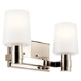 thumbnail image 2 of 55175PN Kichler Lighting Adani - 2 Light Bath Vanity In Modern Style-8.25 Inches Tall and 14.5 Inches Wide-Polished Nickel Finish, 2 of 6