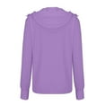 thumbnail image 6 of Jxximdong Women Blouses, Women's Sun Shirts Jacket Zip Up Hoodie Long Sleeve Summer Ice Outdoor with Pockets, Purple Daily Dresses for Women, 6 of 9