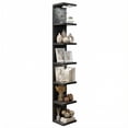 thumbnail image 7 of Fairy Black Wall Mounted Display Shelf with LED Lights, 7-Level Floating Storage Rack for Bedroom, Living Room, Closet Decor, 7 of 7