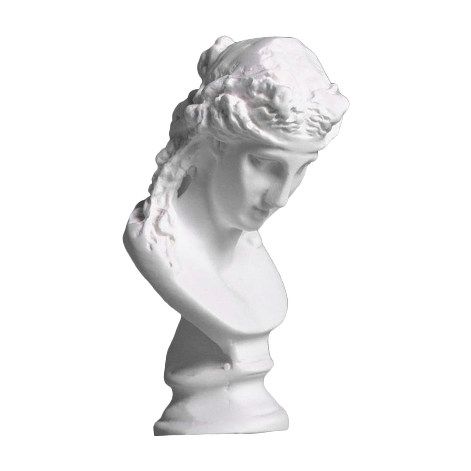 Famous Sculpture Plaster Bust Statue Greek Mythology Figurine Gypsum  Portraits Nordic Style Drawing Practice Crafts Home Decor - Arias -  