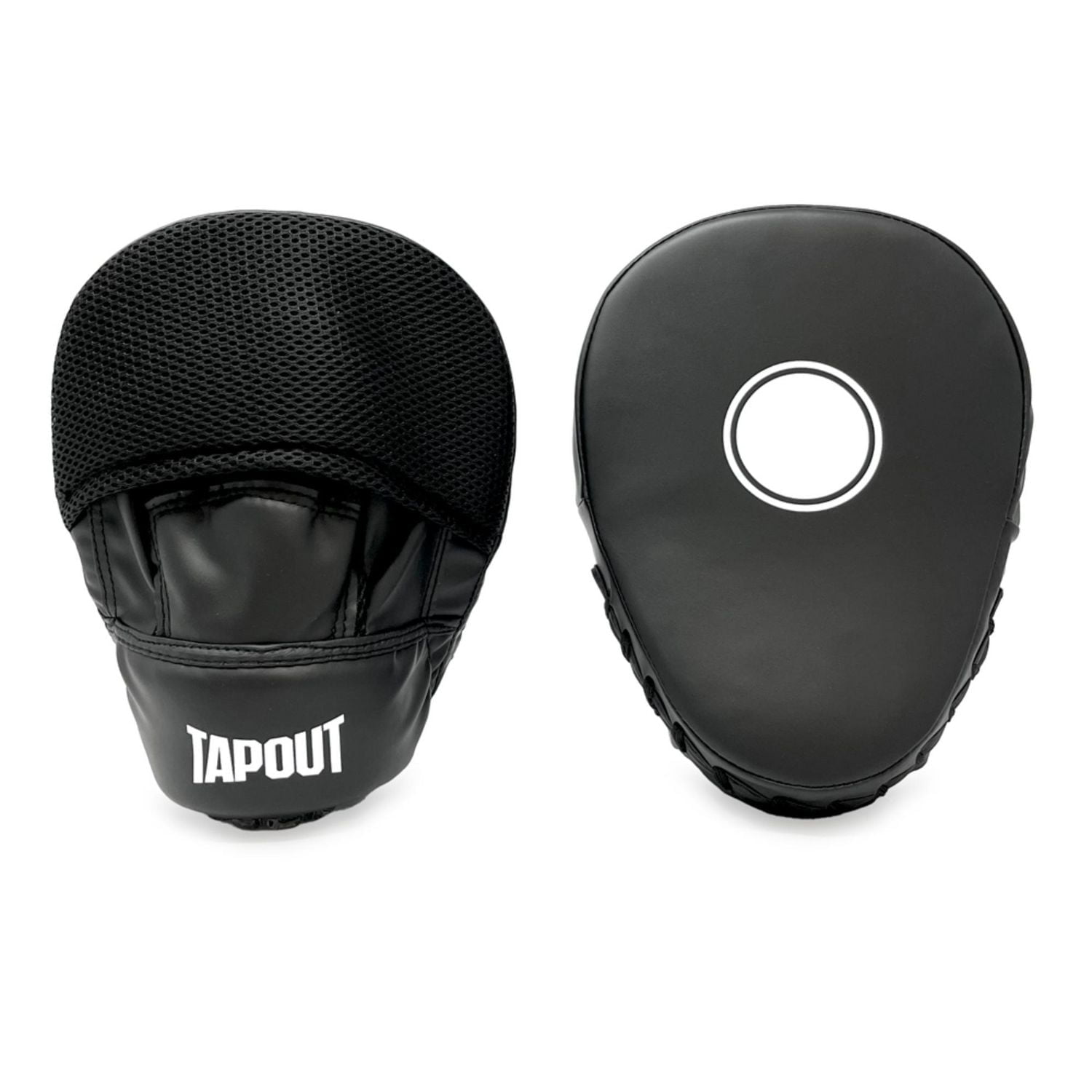 Tapout Black 10 Oz 4 Piece MMA Gloves Pads Kit