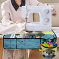 thumbnail image 4 of ZIATUBLE Otter Sewing Machine Pad Organizer Extra Long Sewing Machine Mat Non Slip Sewing Machine Mat with Pockets Pattern Waterproof Sewing Machines Table Pad with Storage Bag, 4 of 5