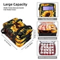 thumbnail image 3 of Sunflower Insulated Double Layered Lunch Bag with Two Compartments, Large Capacity, Hand Carry, 7.1x11.4x16.1 Inches, Refrigerated Lunch Bags, 3 of 6