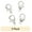 Silver, variant on (2 pack) Cousin DIY Silver Lobster Clasp, 4 Pc, Large Metal Clasp, 16 x 30mm