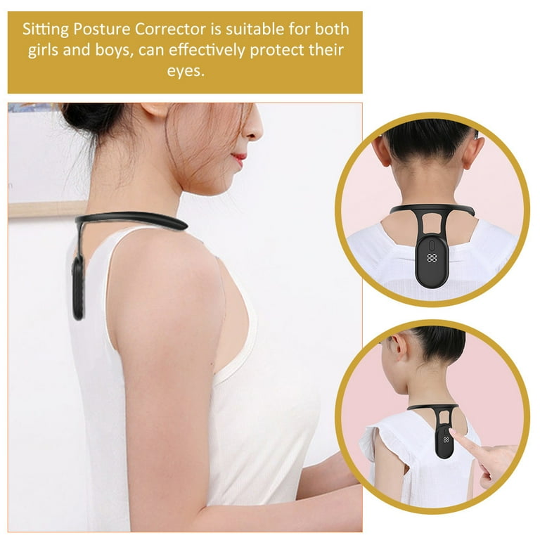 Sitting Posture Corrector Posture Training Sensor Device Hanging Neck Posture Corrector Sensor