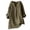 Brown, variant on Jane Wardrobe Women's Linen Blend Henley Shirt, Roll Tab Sleeve Loose Fit Casual Blouse, 1 Piece, XXXXXL Plus Size Friendly