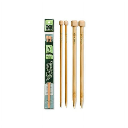 UPC: 0051221204111 | Clover Bamboo 9 Single Point Knitting Needles 1 Each