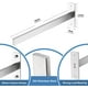 thumbnail image 4 of Toallero de baño Suyoo Doble de Pared de Acero Inoxidable Cepillado Plateado 38 cm, 4 of 5