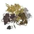 thumbnail image 1 of AMLESO Ensemble de 40 Fermoirs à Bascule en Forme de Feuille pour Bijoux Collier Fermoirs en Alliage, 1 of 8