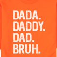 thumbnail image 3 of Instant Message - Dada Daddy Dad Bruh  - Men's Crew Neck Fleece Pullover, 3 of 7