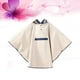 thumbnail image 2 of EeaseMX Poncho impermeable para niños, capa impermeable, capucha, impermeable de una pieza (beige) - Talla M, 2 of 8