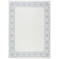 thumbnail image 3 of SAFAVIEH Machine Washable Rug Indoor/Outdoor Bermuda Collection - Bermuda Patton Floral Machine Washable Indoor/Outdoor Area Rug, Ivory/Light Blue, 9' x 12', 3 of 9