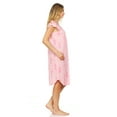thumbnail image 3 of Lati Fashion Women Nightgowns Short Sleeve Female Nightgowns & Sleepshirts Pink XL, 3 of 4