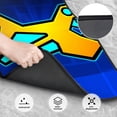 thumbnail image 3 of Qekee Geometry Dash Print Car Floor Mats Set of 4, Waterproof Car Foot Mats, Front & Rear Car Floor Foot Mat Sets of 4 Pieces, Universal Fit for Cars, Trucks, SUVs, 3 of 6