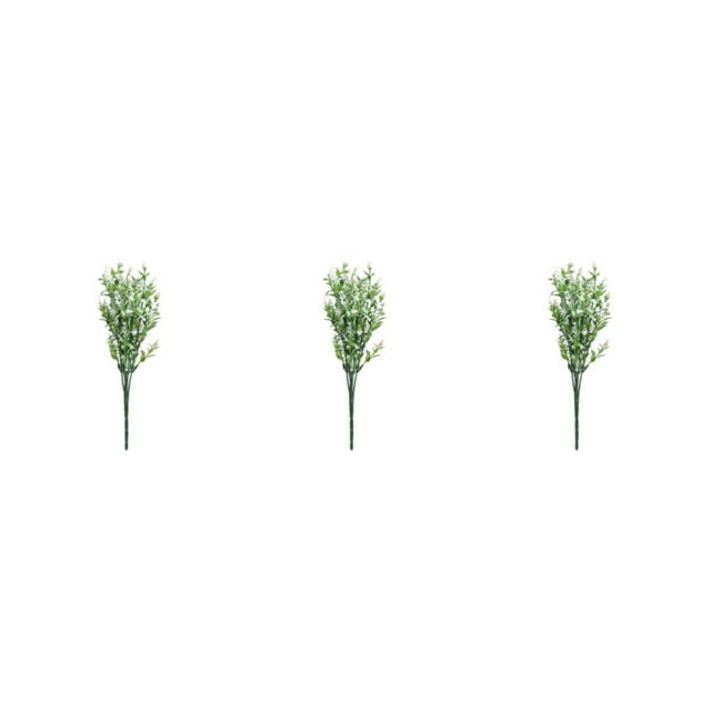 maskred 2x Beautiful Home Decoration Artificial Flowers For Lasting Charm Low white 3Set