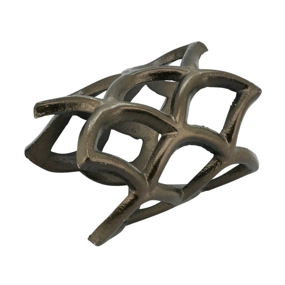 Saro Lifestyle Under the Sea Scallop Coral Napkin Ring (Set of 4)