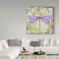 thumbnail image 3 of Trademark Fine Art 'Dragonfly On Tin Tile 4' Canvas Art by Jean Plout, 3 of 3