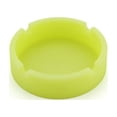 thumbnail image 2 of 3 Pcs Round Silicone Ashtray Unbreakable Heat Resistant Cigar Ashtray with Luminous (8.3x2.3cm), 2 of 6