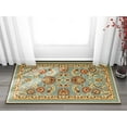 thumbnail image 2 of Well Woven Kings Court Tabriz Traditional Oriental Blue Machine Washable Indoor/Outdoor 2' x 3' Low Pile Accent Area Rug, 2 of 2