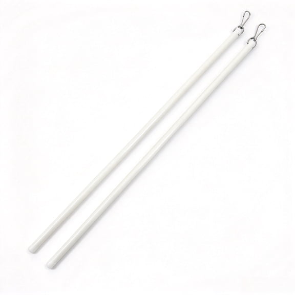 Curtain Pull Wand 2 Pcs Draperypull Rod Acrylic 17 Inch White