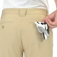 thumbnail image 5 of Men's Golf Pants Lightweight Stretch Relaxed Fit Pants Flat Front Pants, 5 of 7