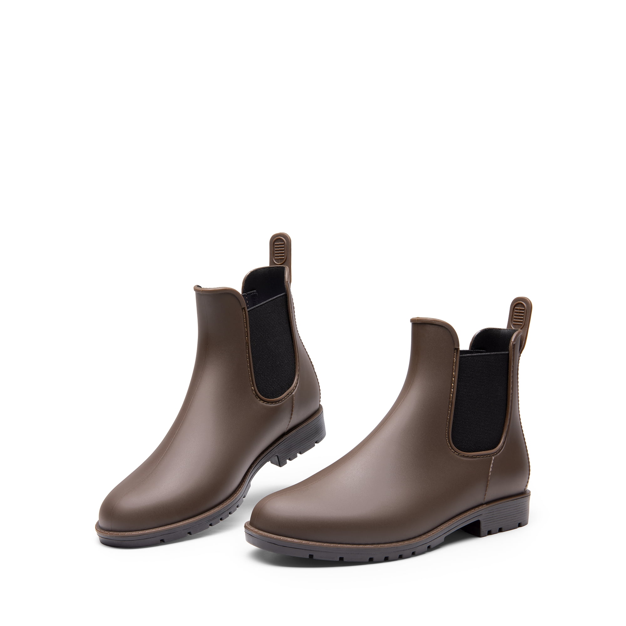 DREAM PAIRS Women's Ankle Rain Boots Chelsea Short Boots Waterproof Elastic Slip On Lightweight Comfortable Garden Outdoor Shoes