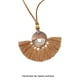 thumbnail image 5 of Collar de Tela Sonducket con Colgante de Moda Caqui AP014599-07, 5 of 6