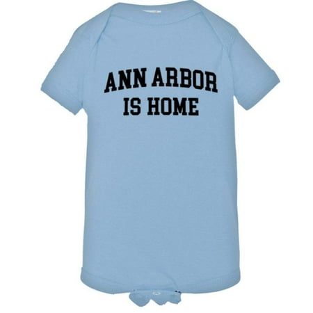 

PleaseMeTees™ Baby Ann Arbor Michigan Is Home Born In From HQ Jumpsuit