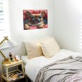thumbnail image 5 of Gukieu French Bulldog In Sunglasses Print Horizontal Canvas Decorative Painting 12x16 Inch Shrinkage Resistant Frame Hanging Home Wall Art Decor, 5 of 6