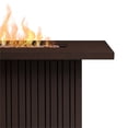 thumbnail image 4 of Real Flame Calvin 52" Rectangle Metal Propane Fire Pit Table With Hidden Tank in Bronze Coral, 4 of 9