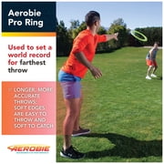 Aerobie Pro Ring Outdoor Flying Disc, Flying Ring for Kids Parties and Backyard Games, Teen Boys Gift Ideas, Kids Toys for Ages 5 & Up, Yellow, 14