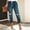 520-Blue, variant on Byworldtasic Womens Jeans Women’s Casual Pull-on Distressed Stretch Jeans Elastic Waist Jean Denim Joggers Pants Blue
