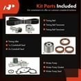 thumbnail image 3 of A-Premium Engine Timing Belt Kit & Water Pump Tensioner Seals & Idler Compatible with Toyota 4Runner 96-02 Tacoma 95-04 Tundra 00-04 T100 95-98 - DOHC, V6 3.4L, 3 of 8
