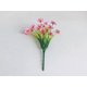 thumbnail image 4 of Hierba primaveral de cinco cabezas Flor artificial violeta falsa Flor de plástico Decoración de boda Hotel Oficina, 4 of 6